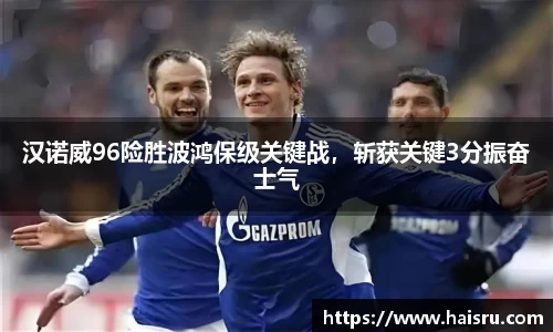 汉诺威96险胜波鸿保级关键战，斩获关键3分振奋士气